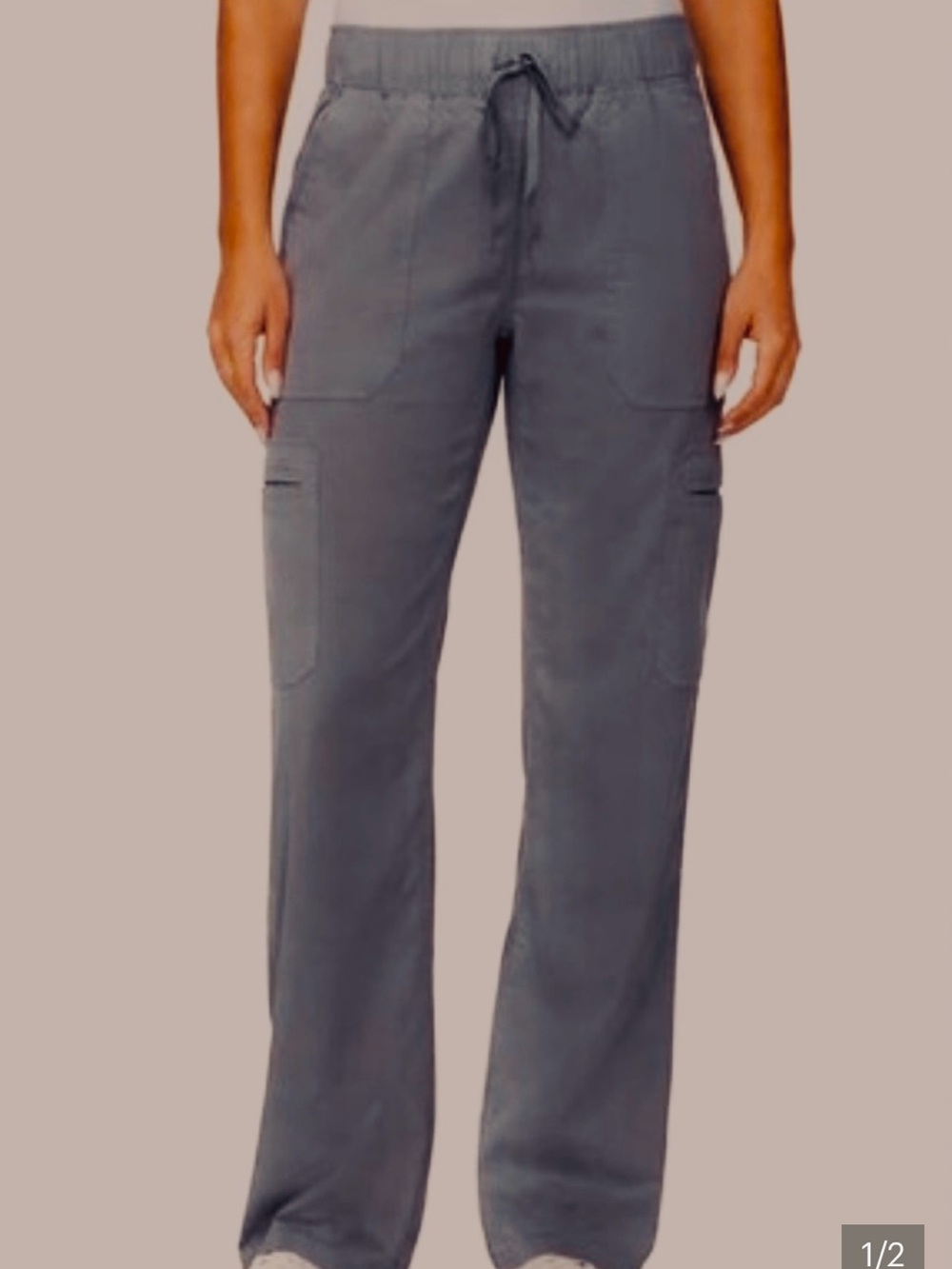 Buffalo David Bitton Gray Drawstring Cargo Pants